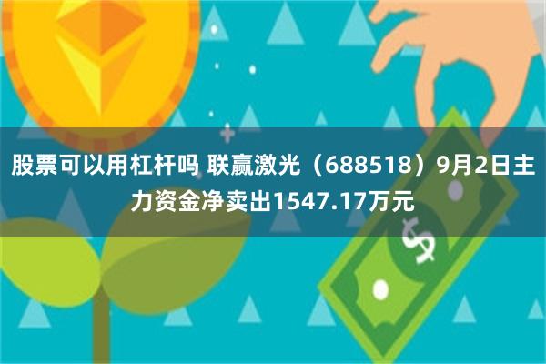 股票可以用杠杆吗 联赢激光（688518）9月2日主力资金净