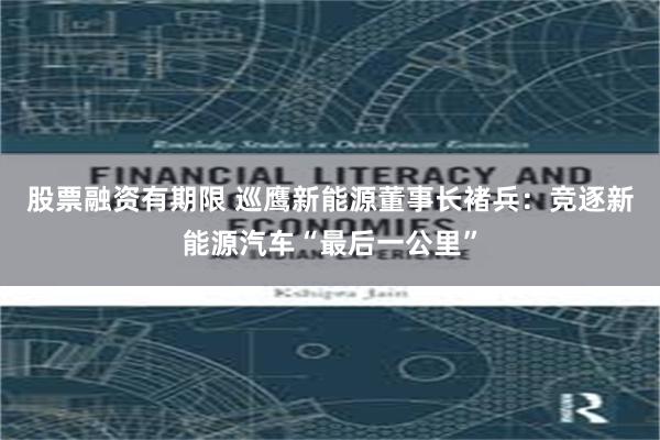 股票融资有期限 巡鹰新能源董事长褚兵：竞逐新能源汽车“最后一公里”