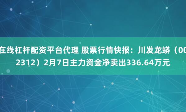 在线杠杆配资平台代理 股票行情快报：川发龙蟒（002312）2月7日主力资金净卖出336.64万元