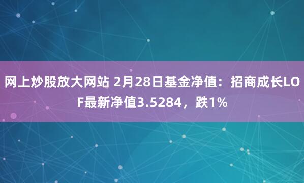 网上炒股放大网站 2月28日基金净值：招商成长LOF最新净值3.5284，跌1%